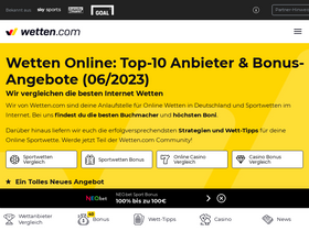 'wetten.com' screenshot