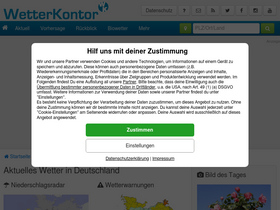 'wetterkontor.de' screenshot