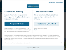 'wetteronline.de' screenshot