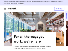 'wework.com' screenshot