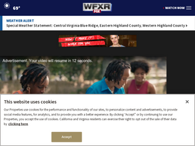 'wfxrtv.com' screenshot