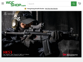 'wgcshop.com' screenshot