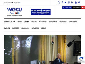 'wgcu.org' screenshot