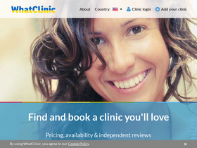 'whatclinic.com' screenshot