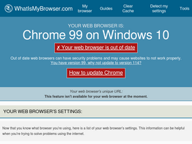 'whatismybrowser.com' screenshot