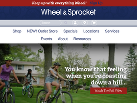 'wheelandsprocket.com' screenshot