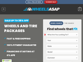 'wheelsasap.com' screenshot