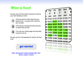 'whenisgood.net' screenshot