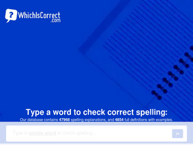'whichiscorrect.com' screenshot