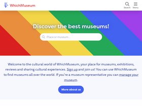 'whichmuseum.co.uk' screenshot