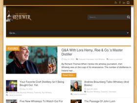 'whiskeyreviewer.com' screenshot