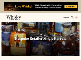 'whiskyadvocate.com' screenshot
