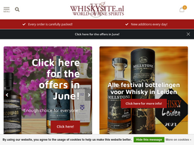 'whiskysite.nl' screenshot