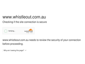 'whistleout.com.au' screenshot