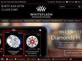 'whiteflash.com' screenshot