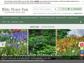 'whiteflowerfarm.com' screenshot