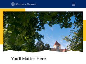 'whitman.edu' screenshot