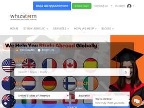 'whizstorm.com' screenshot