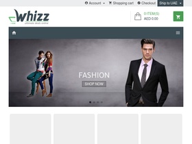 'whizz.ae' screenshot