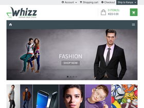 'whizz.co.ke' screenshot
