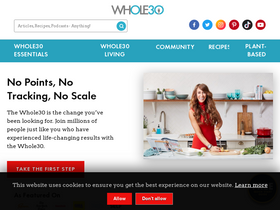 'whole30.com' screenshot