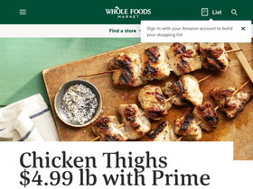 'wholefoods.com' screenshot