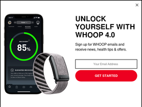 'whoop.com' screenshot