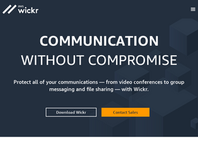'wickr.com' screenshot