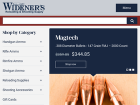 'wideners.com' screenshot