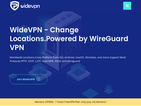 'widevpn.com' screenshot