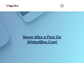 'widgetbox.com' screenshot