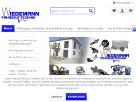 'wiedemann-fahrzeugtechnik.de' screenshot