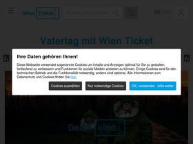 'wien-ticket.at' screenshot
