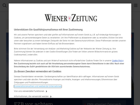 'wienerzeitung.at' screenshot