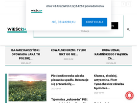 'wiesci24.pl' screenshot