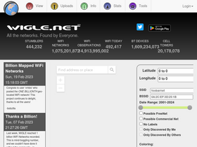 'wigle.net' screenshot