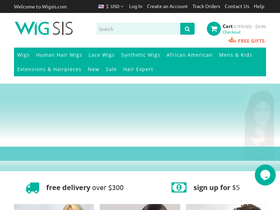 'wigsis.com' screenshot