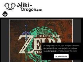 'wiki-dragon.com' screenshot