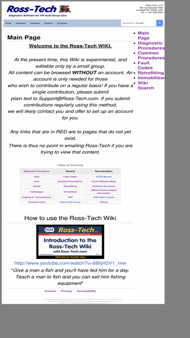 Wiki Ross Tech Com Analytics Market Share Stats Traffic Ranking