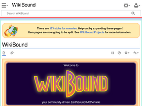 'wikibound.info' screenshot