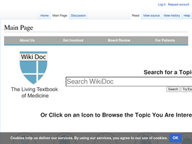 'wikidoc.org' screenshot