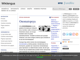 'wikilengua.org' screenshot