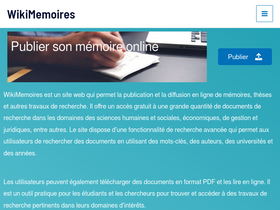 'wikimemoires.net' screenshot
