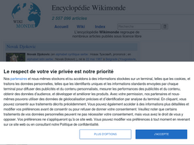 'wikimonde.com' screenshot