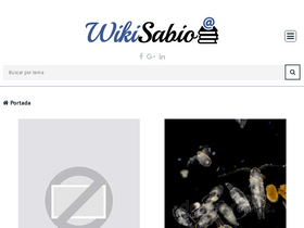 'wikisabio.com' screenshot