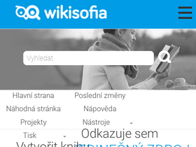 'wikisofia.cz' screenshot