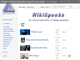 'wikispooks.com' screenshot