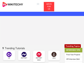 'wikitechy.com' screenshot