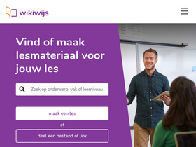 'wikiwijs.nl' screenshot
