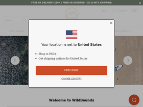 'wildbounds.com' screenshot